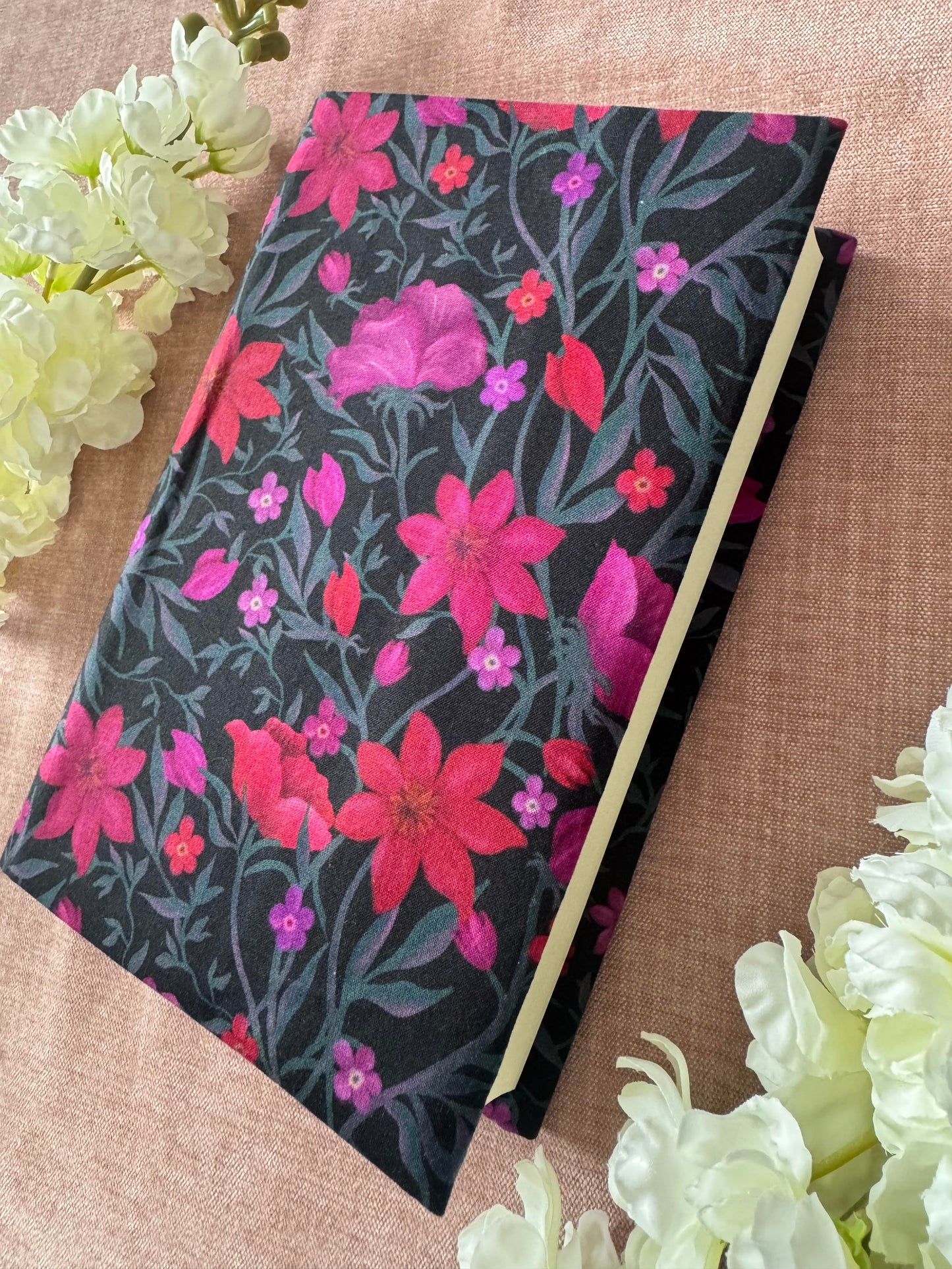 Everlasting Floral fabric dust jacket
