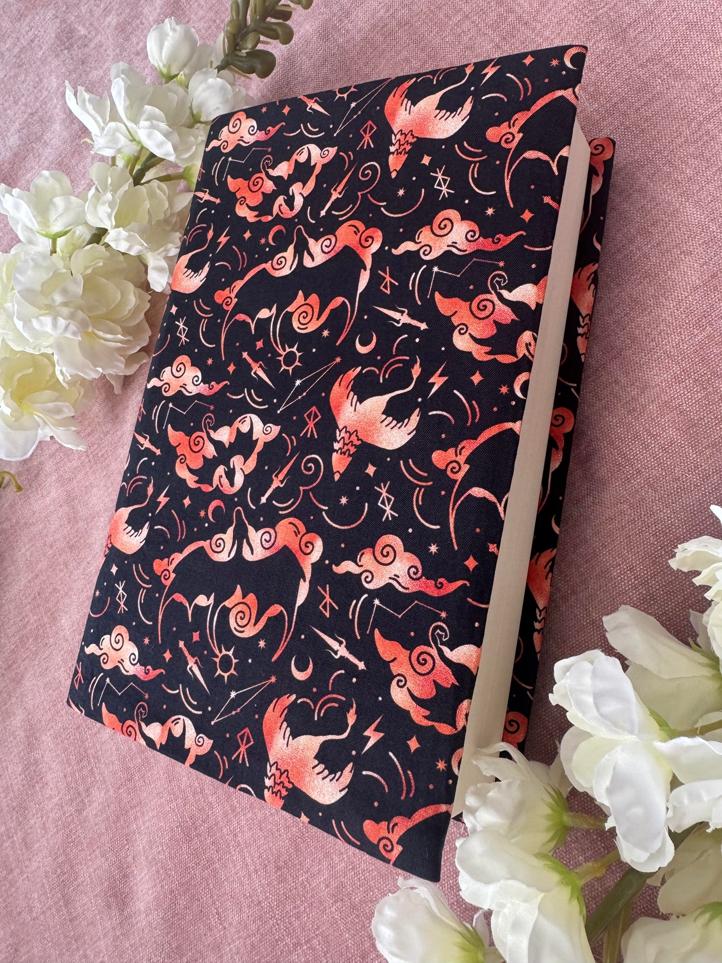 Iron Flame fabric dust jacket