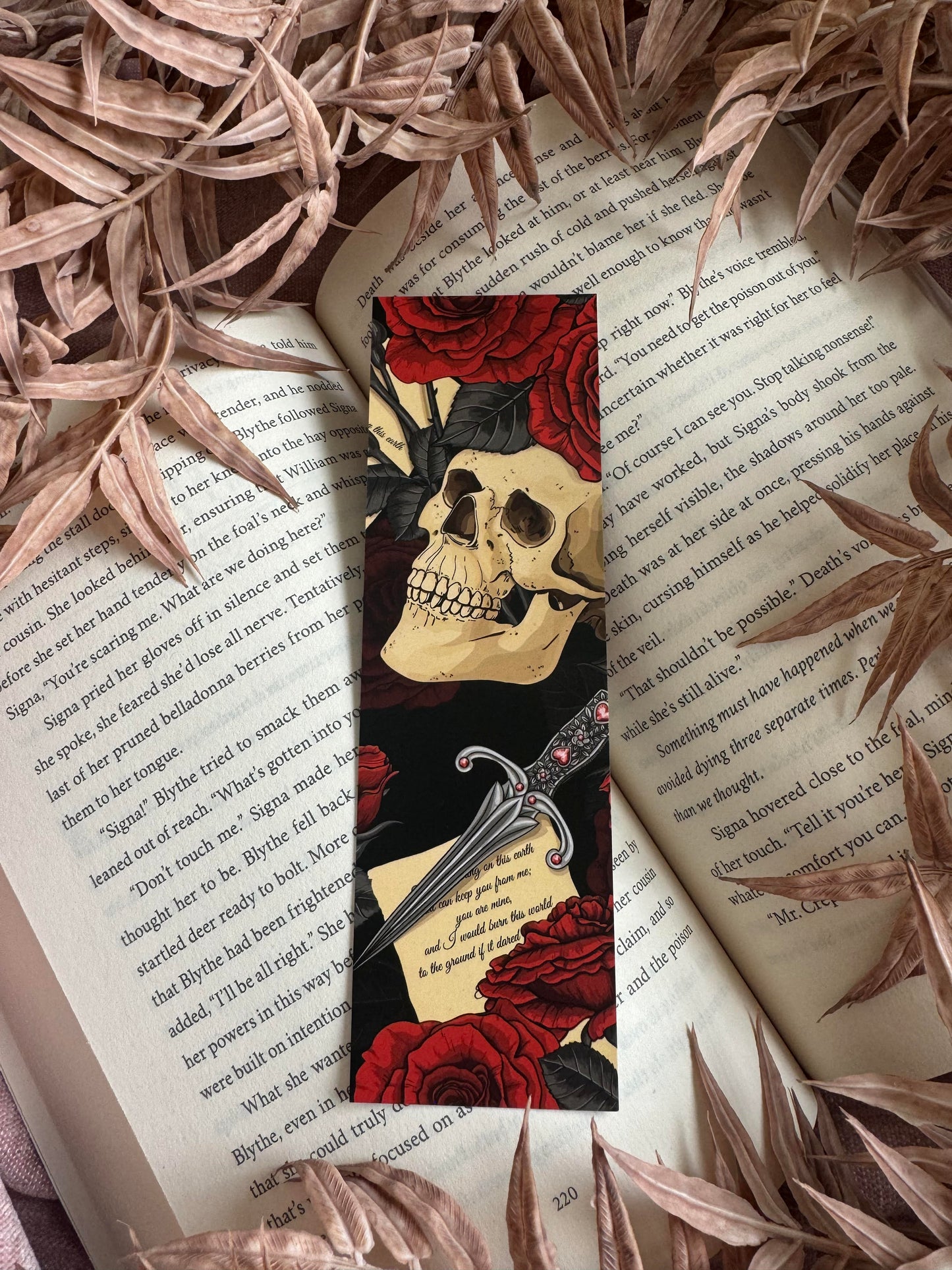 Dark Romance Double-Sided Bookmark