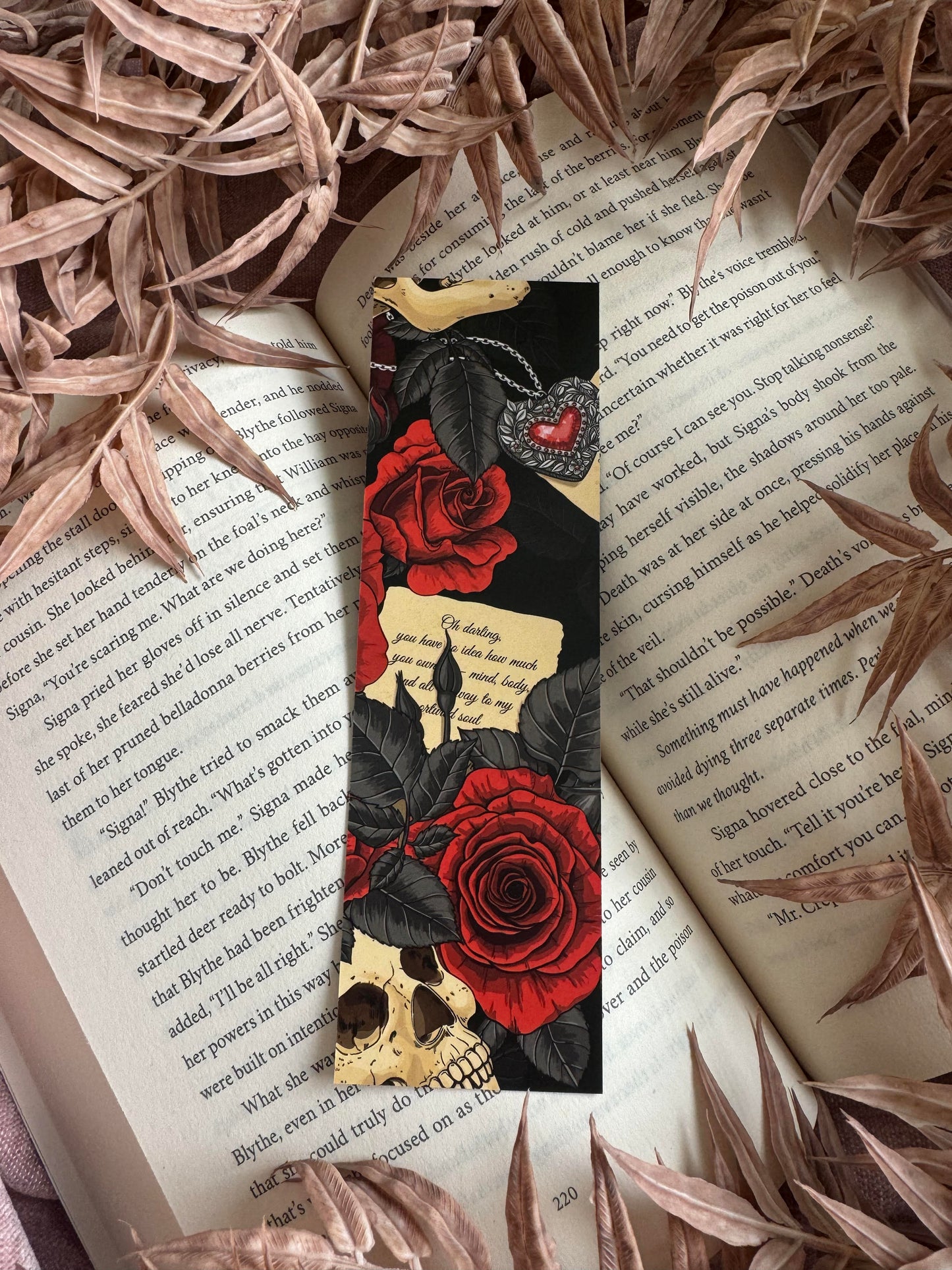 Dark Romance Double-Sided Bookmark