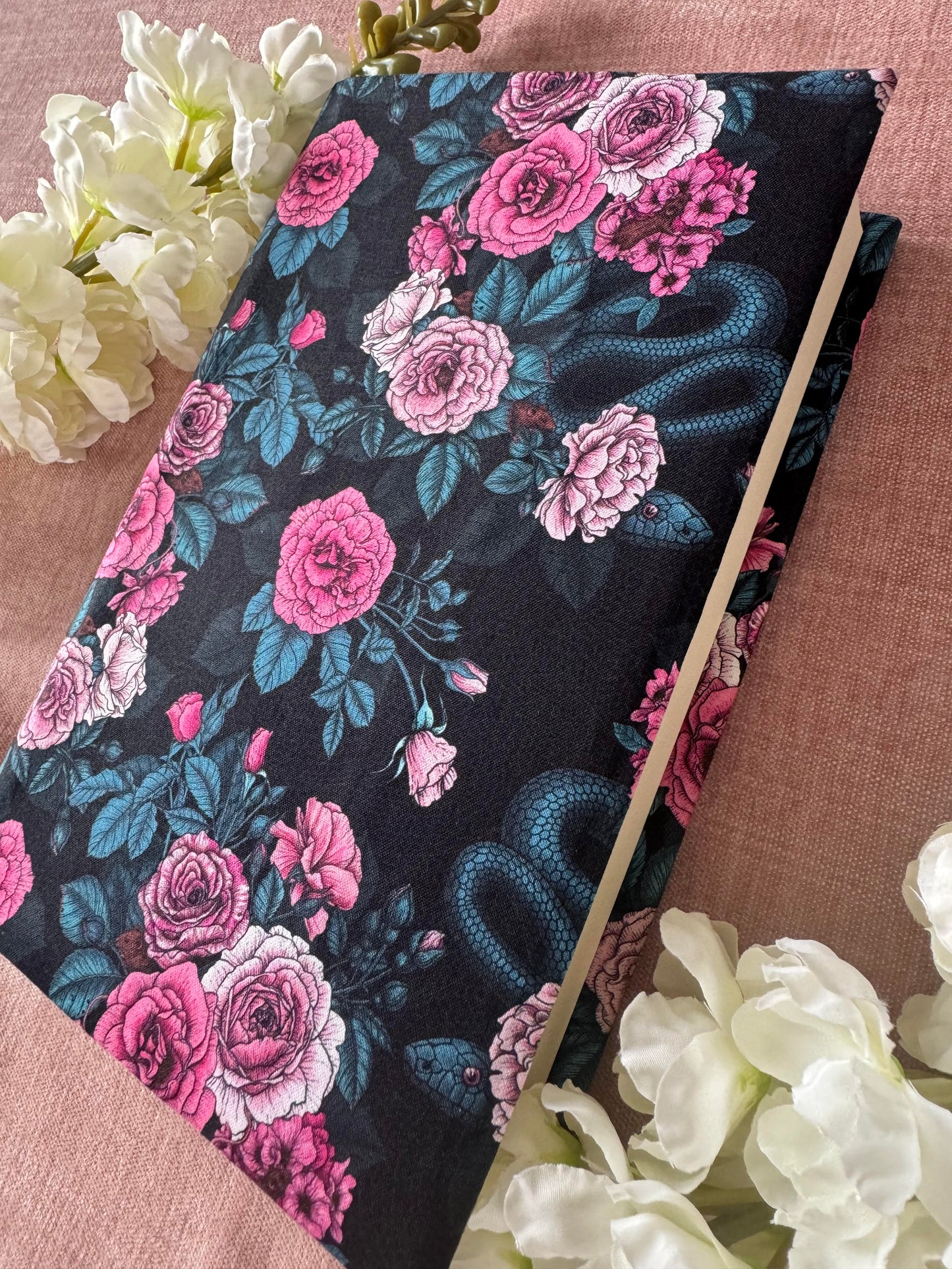 Hidden Roses fabric dust jacket